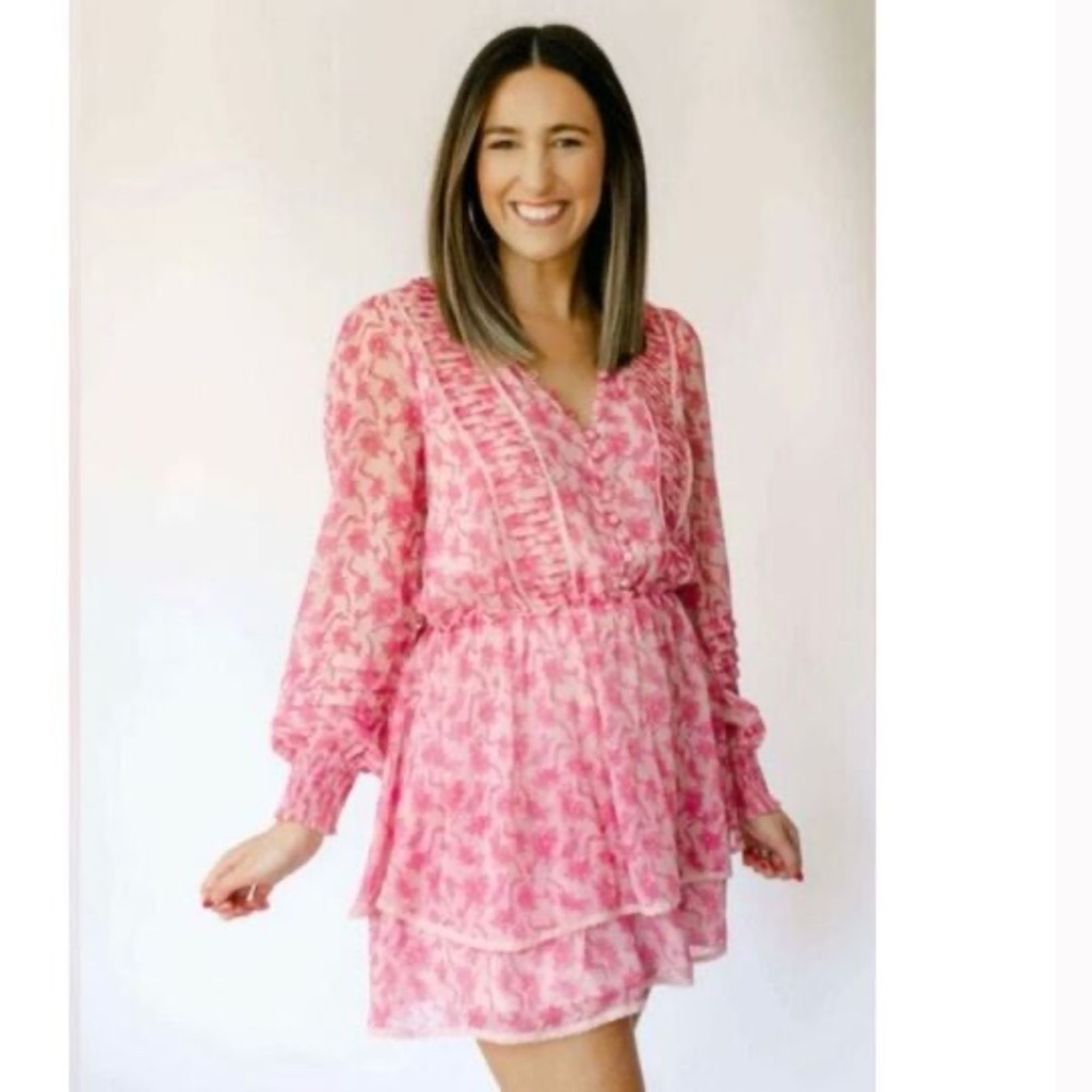 Allison New York Floral Tiered Dress